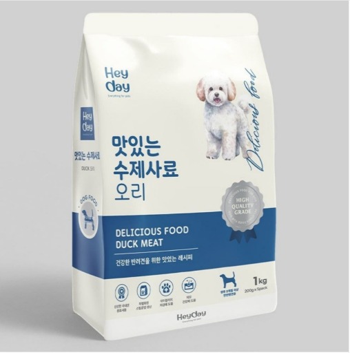 맛있는강아지 수제사료 오리고기 1kg