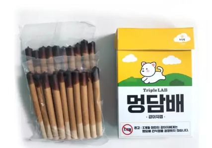 멍담배 강아지껌 치킨맛 127g